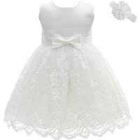 Los mejores  - AHAHA Vestido Bautizo Bebe Niña Vestido de Fiesta Bebe